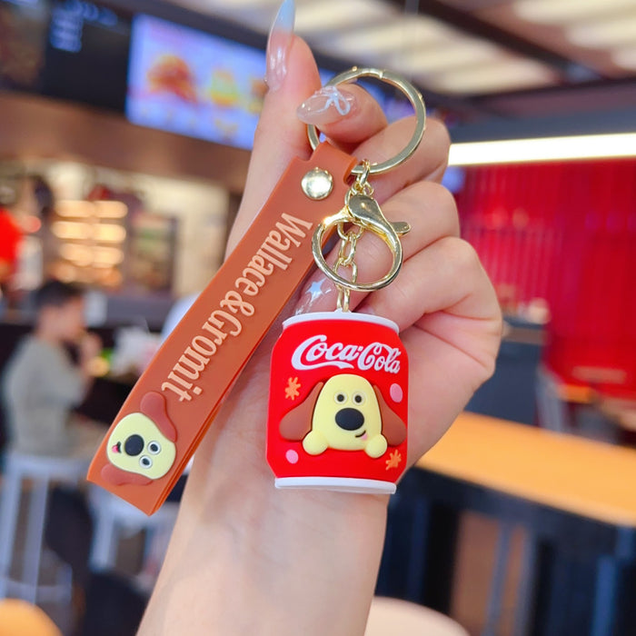 Wholesale Colorful PVC cute cartoon keychains