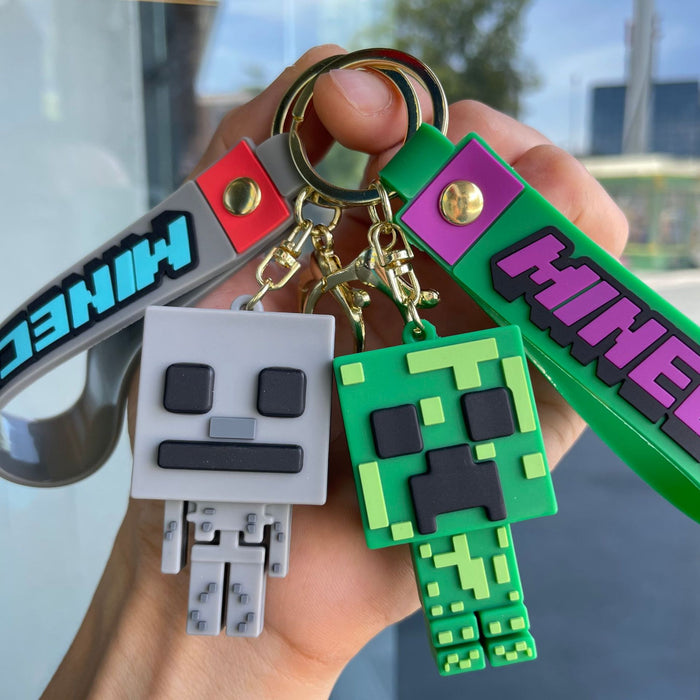 Wholesale Cartoon Figure Building Block Keychain