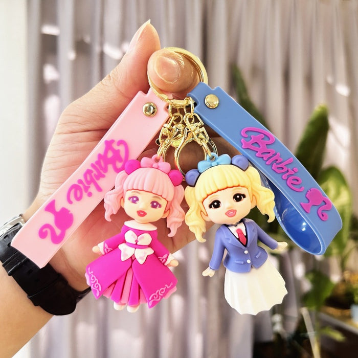 Wholesale Cartoon Doll Silicone Keychains (F) JDC-KC-Chucheng007