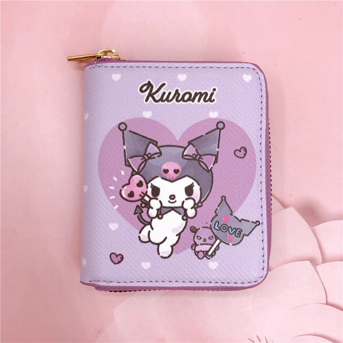 Wholesale PU Cartoon Casual Short Zipper Wallet JDC-WT-YaLL010