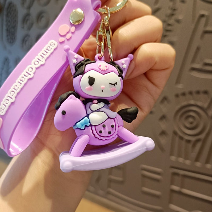 Wholesale Cute 3D Doll Silicone Keychain JDC-KC-MingT145