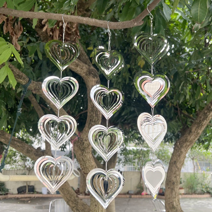 Wholesale 3D Rotating Wind Chimes Outdoor Garden Decoration
