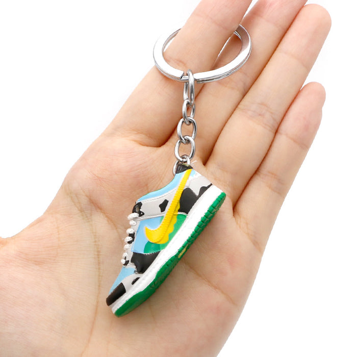 Wholesale PVC Basketball Shoe Model Keychain JDC-KC-QLPing016