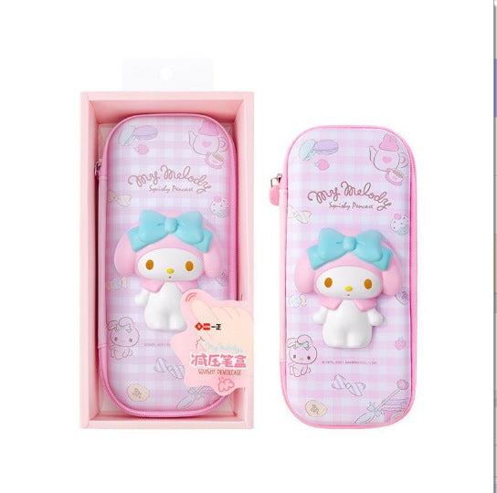 Wholesale New Stress Relief Pencil Case Double-Layer Pen Box