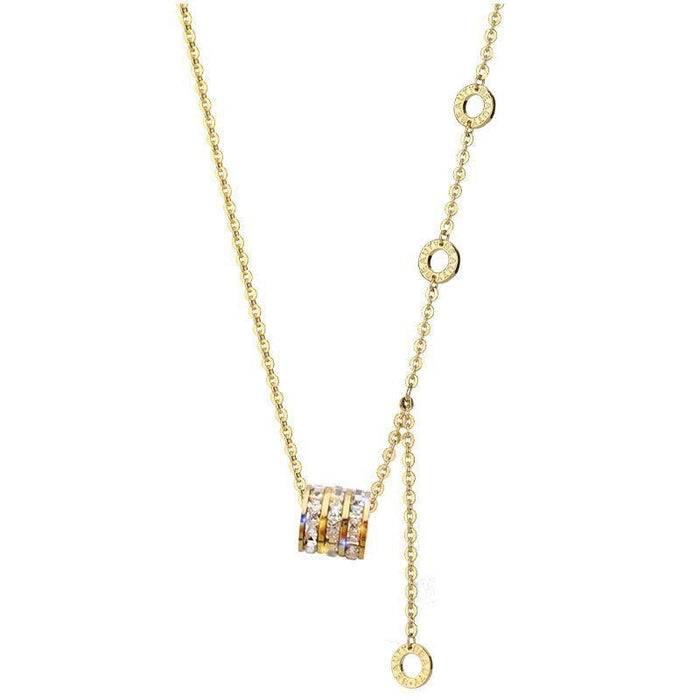 Wholesale  Titanium Steel Necklace Women's Internet Celebrity Color-free Clavicle Chain