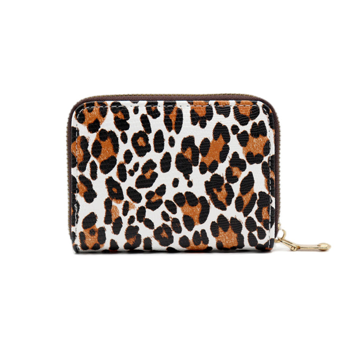 Wholesale Short Animal Print Organ Card Holder Coin Purse JDC-WT-DaoDao001