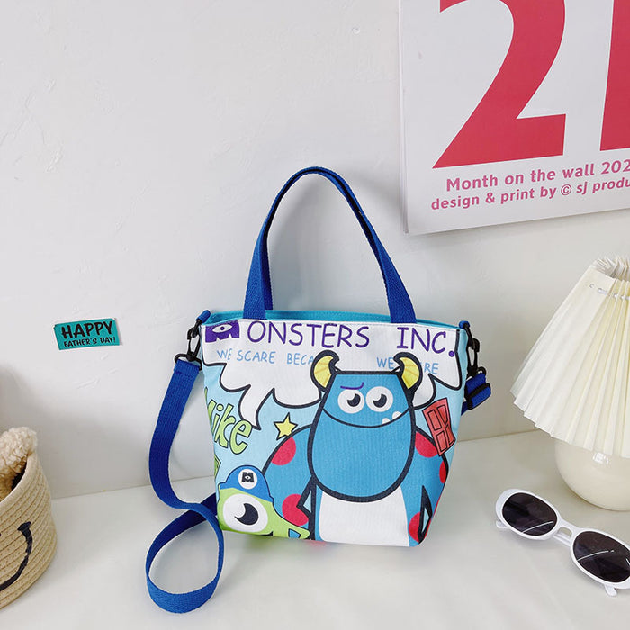 Wholesale Soft Cute Children's Canvas Handbag Large Capacity JDC-SD-YuanDuo043