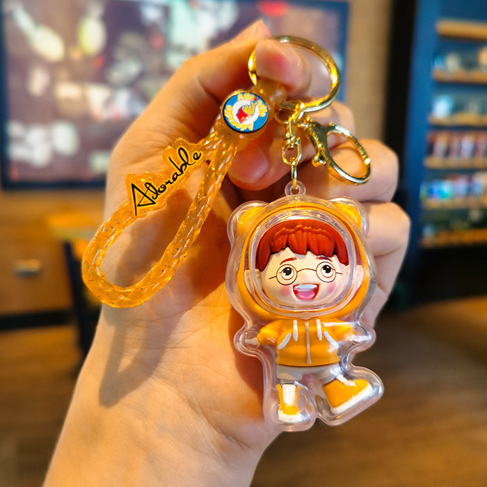 Wholesale Cartoon 3D Doll Rubber Keychain JDC-KC-Tingm037