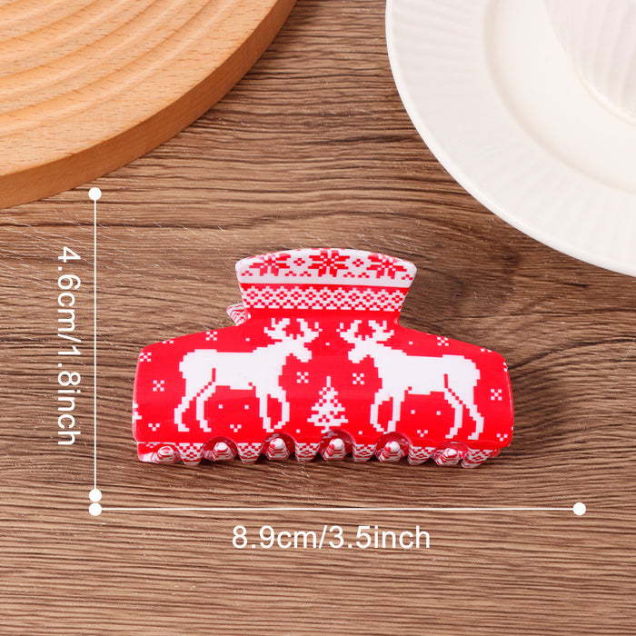 Wholesale Ornament Christmas red grab clip