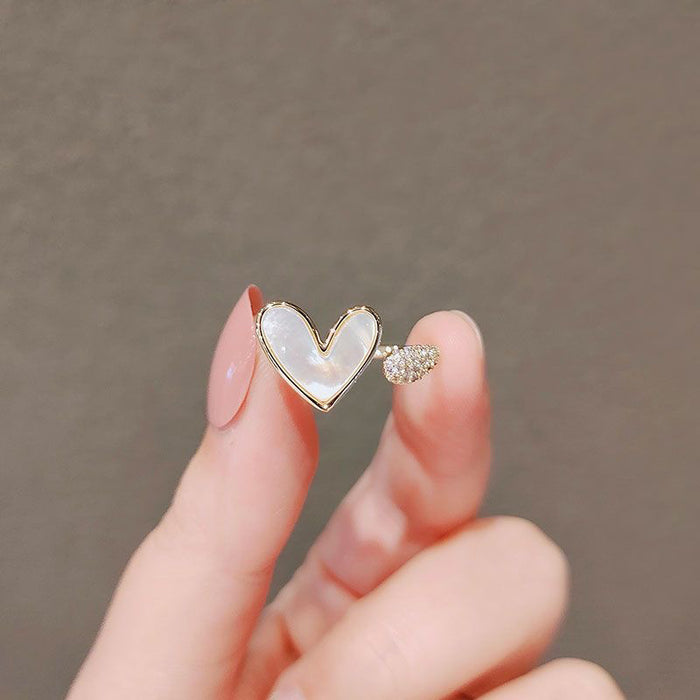 Wholesale Love Ring Women's Trendy Niche Open Finger Ring