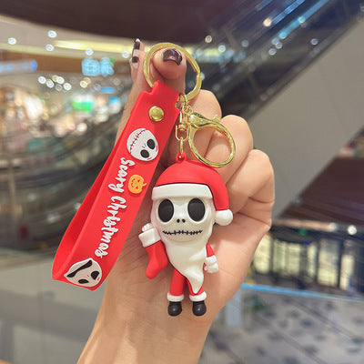 Wholesale Cartoon Doll Silicone Keychain JDC-KC-MingT262