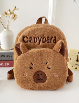 Wholesale Cute cartoon plush backpack bags
