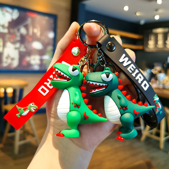 Wholesale Rubber Cartoon Doll Keychain JDC-KC-Tingm177