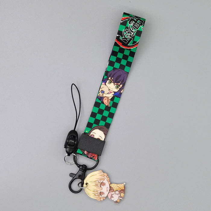 Wholesale Cartoon Lanyard Keychains Removable Wrist Strap