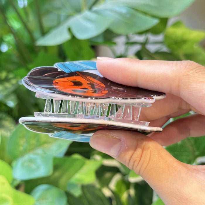 Wholesale Personalized pumpkin ghost claw clip creative ghost axe shark clip dark style  party ponytail clip headdress