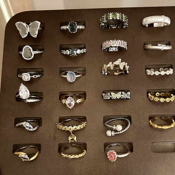 Wholesale Flash diamond zircon ring