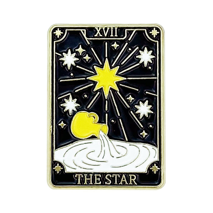 Wholesale Chic Zodiac Contion Brooch Pin Zinc Alloy Baking Paint MOQ≥2