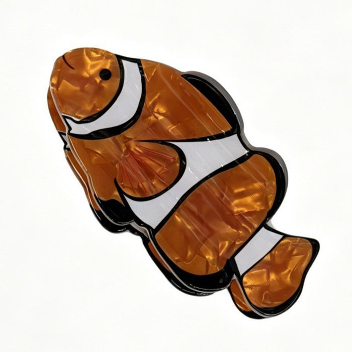 Wholesale Tropical Fish Design Acrylic Hair Clip Ocean Series Trout Claw Clip