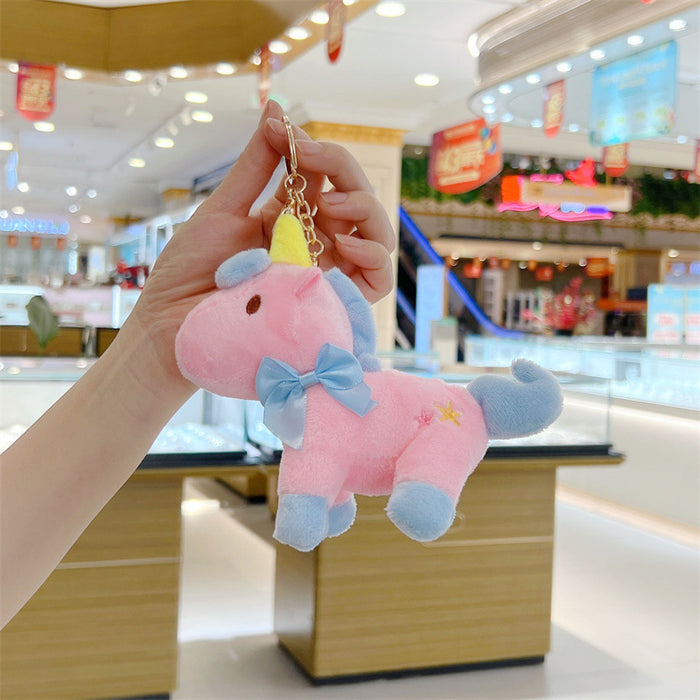 Wholesale Unicorn doll rainbow pony plush toy doll