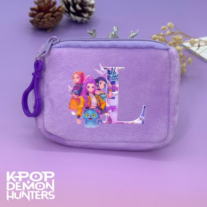 Wholesale Plush Anime Coin Purse Zipper Wallet K Pop  Cute Cartoon Design Unisex Fashion Accessory