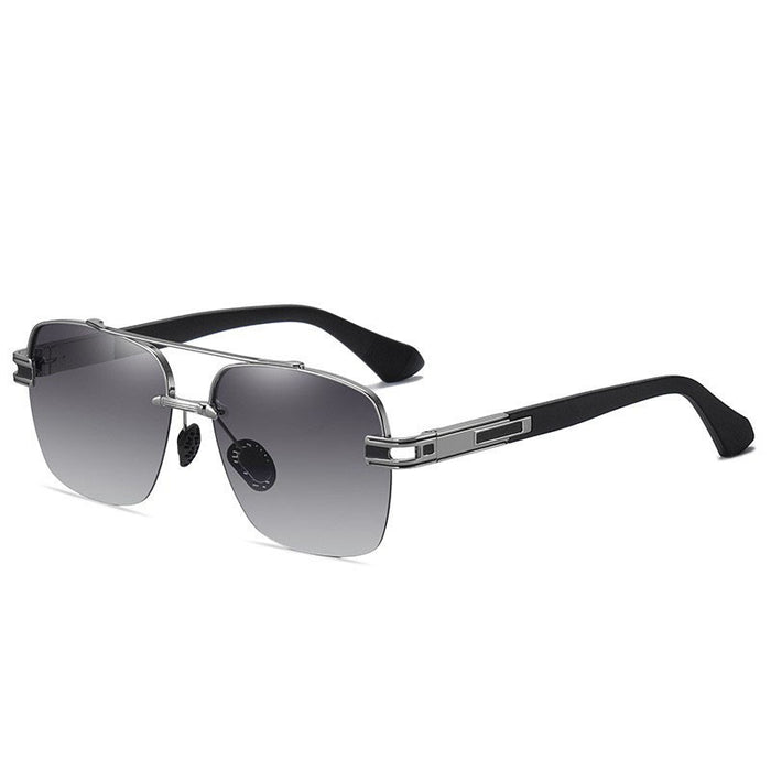 Wholesale Men's polarized sunglasses with stylish large frame, designed for driving and fishing, with a high-end feel