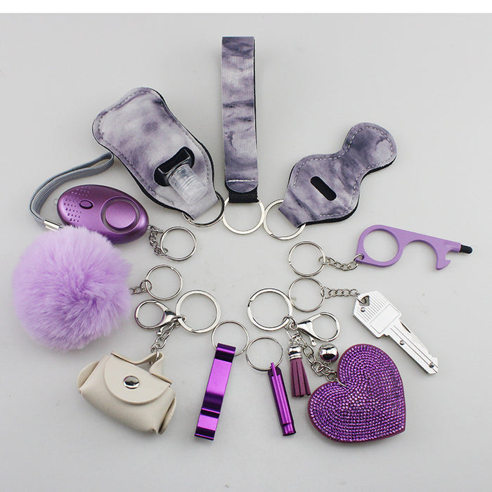 Wholesale Multifunctional Metal DIY 11-piece Keychain Set JDC-KC-TouMS080