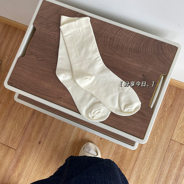 Wholesale Four Seasons Socks Academy Style Versatile Girl Sensation White Socks