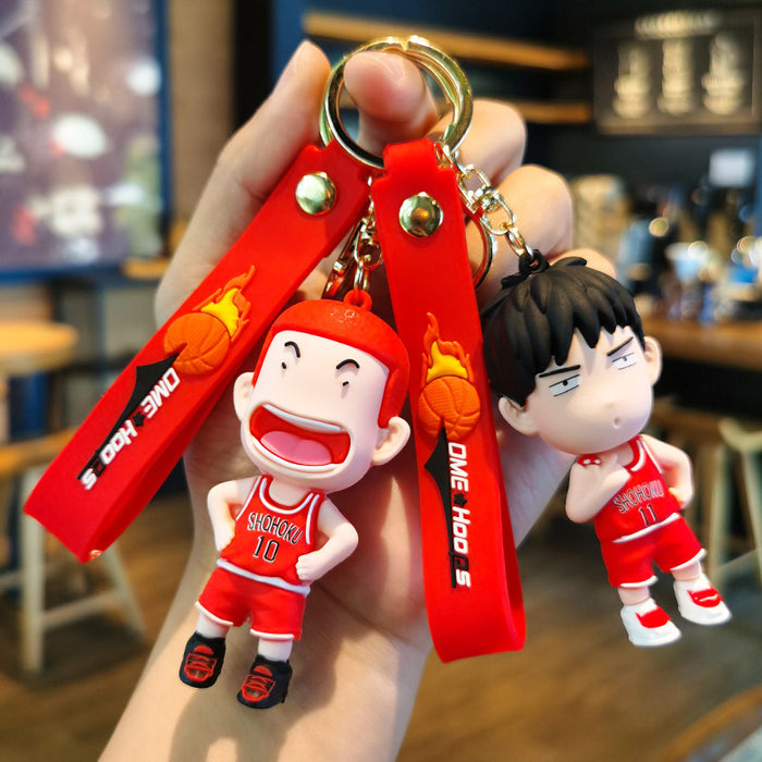 Wholesale Cartoon Doll Silicone Keychain JDC-KC-Tingm276