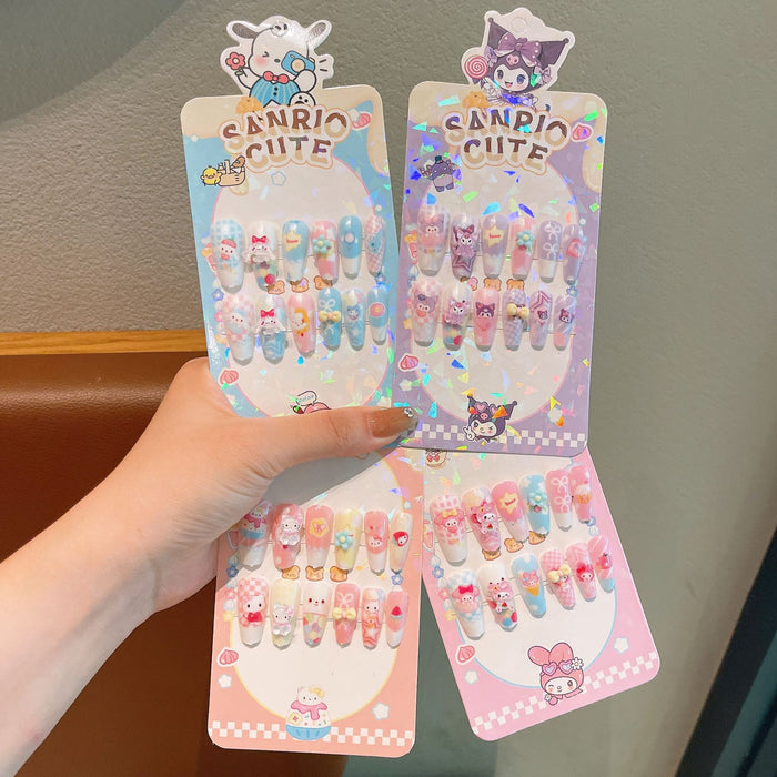 Wholesale children Long cute nail stickers