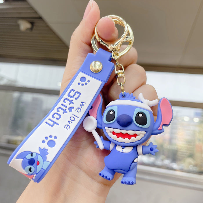 Wholesale Cute Cartoon PVC Doll Keychains (F) JDC-KC-JuShu018