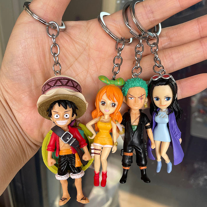 Wholesale 8PCS Anime Creative Cartoon Keychains JDC-KC-Manyi005