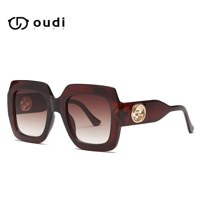 Wholesale PC gradient leopard print sunglasses JDC-SG-HNB004