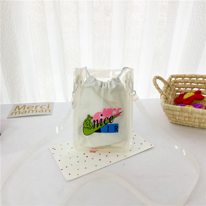 Wholesale Plastic Children's Bags, Transparent Bags, Cute and Personalized Crossbody Bags JDC-SD-DaJu008