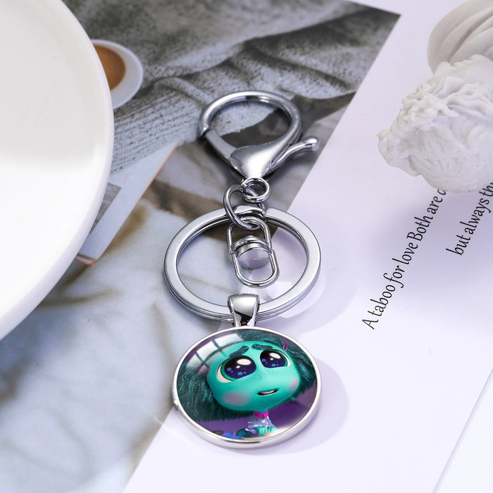 Wholesale Cartoon Time Gem Zinc Alloy Keychain JDC-KC-BS022