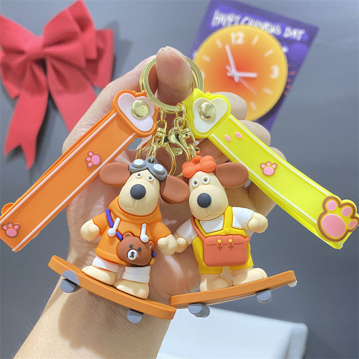 Wholesale PVC Cartoon Doll Keychain JDC-KC-WuYi021