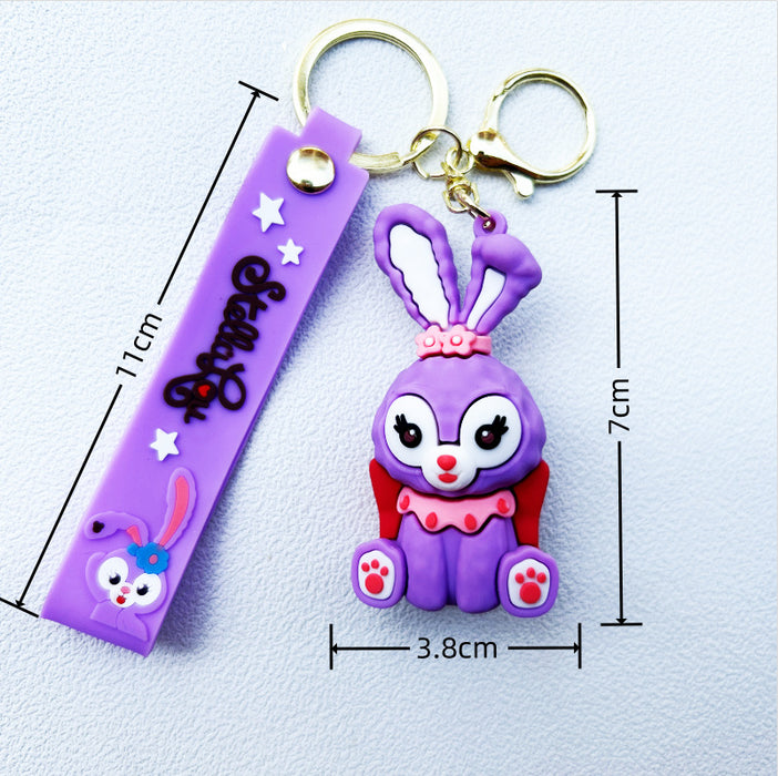 Wholesale PVC Cartoon Doll Keychain JDC-KC-WuYi117