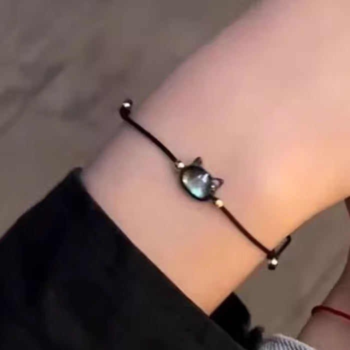 Wholesale Hand woven bracelet with fashionable, simple and adjustable drawstring
