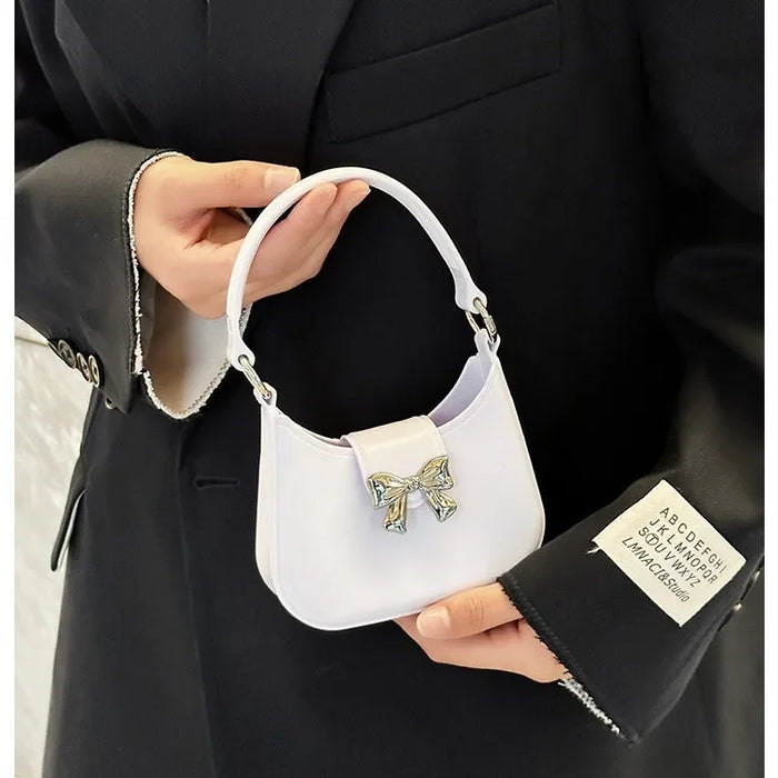Wholesale New Jelly Bag Butterfly Knot Versatile Children's Bag Single Shoulder Crossover