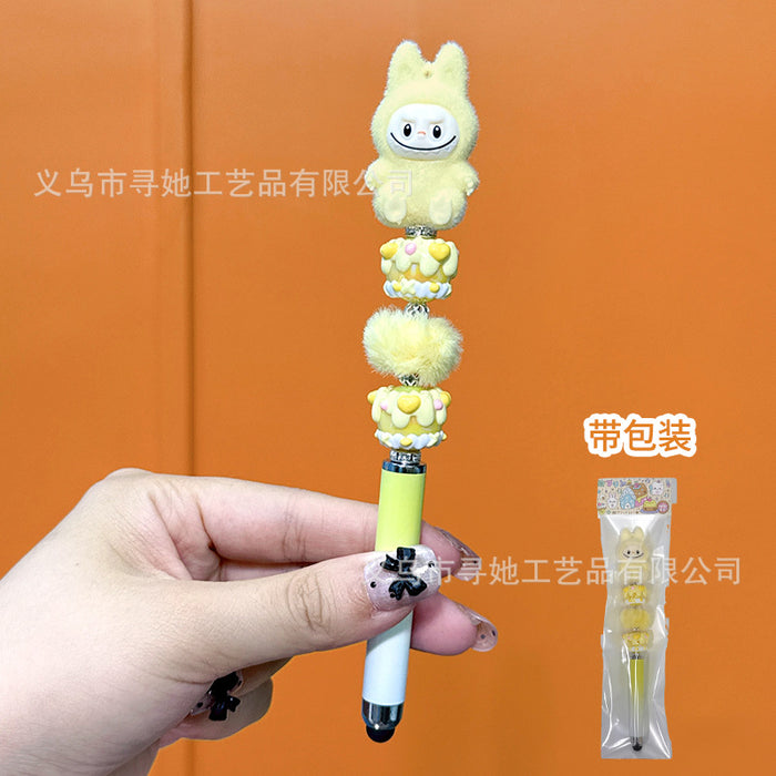 Wholesale DIY Cute Beaded Pen for Mobile Phones and Tablets Touch Screen Gel Ballpoint Pen