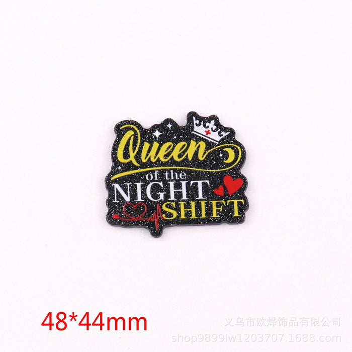 Wholesale Cartoon Organ Acrylic Pin DIY Patch Accessories JDC-FK-OuYie012