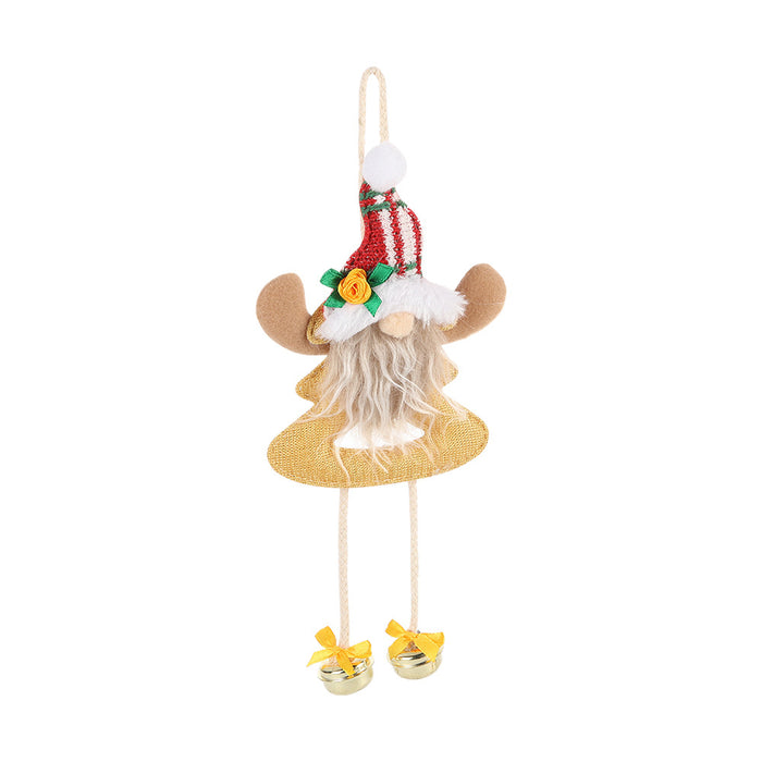 Wholesale Fabric  pendant holiday scene layout Christmas tree pendant Christmas decorations ornaments