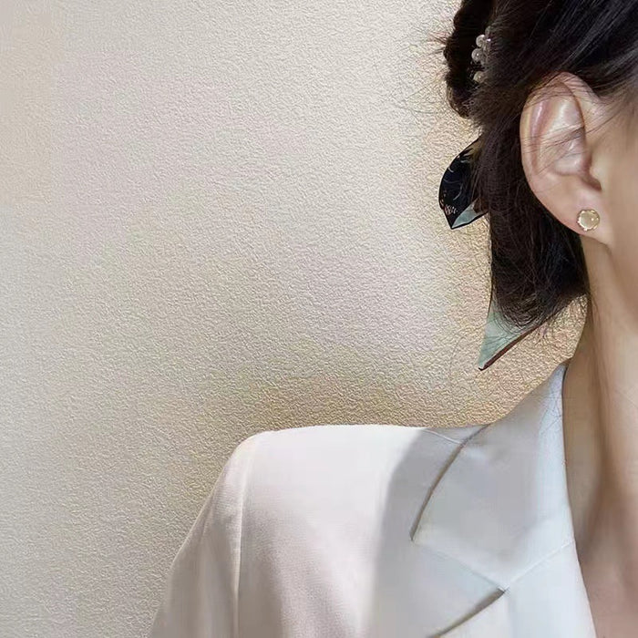 Wholesale 6-piece earring set with retro geometric design, exquisite and compact earrings and earrings