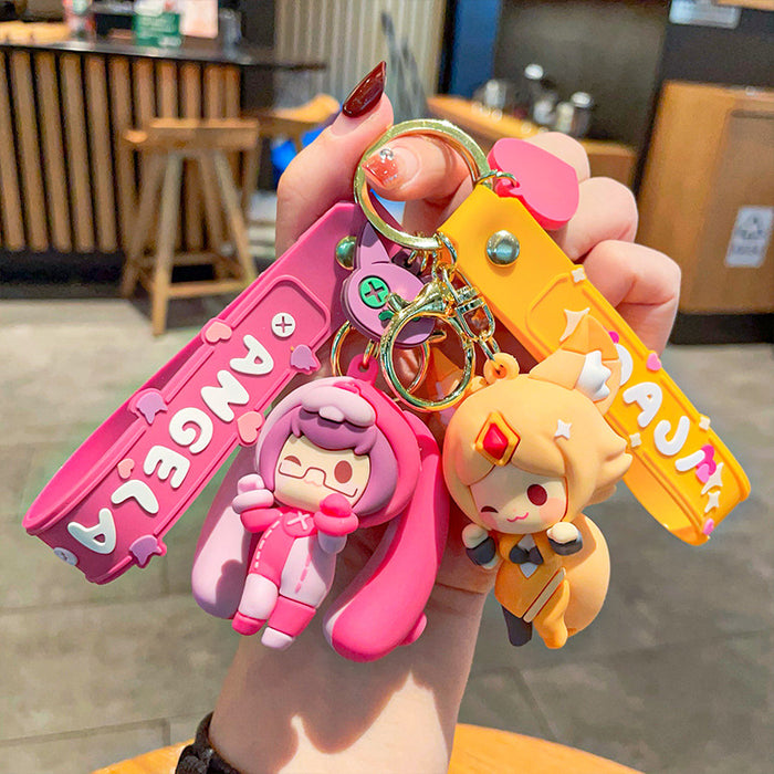 Wholesale PVC Cartoon Doll Keychain JDC-KC-LeZi035