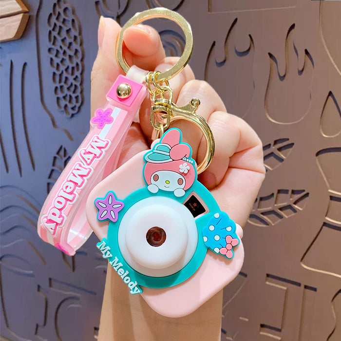 Wholesale   Cartoon Projection Camera Keychain  Car Bag Keychain Pendant Small Gift