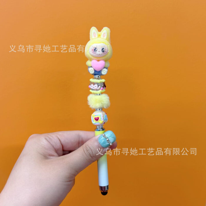 Wholesale DIY Cute Beaded Pen for Mobile Phones and Tablets Touch Screen Gel Ballpoint Pen
