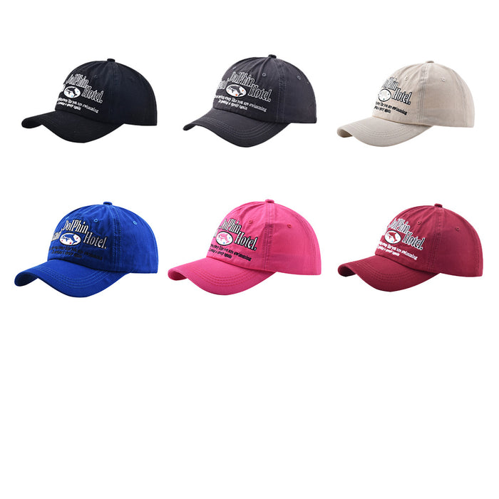 Wholesale Cotton Dolphin Letter Embroidery Baseball Cap JDC-FH-WenR030