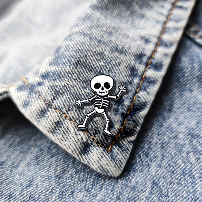 Wholesale Cute Ghost Brooch Pin Cartoon Alloy Lapel Badge Chic Everyday Fashion Accessory