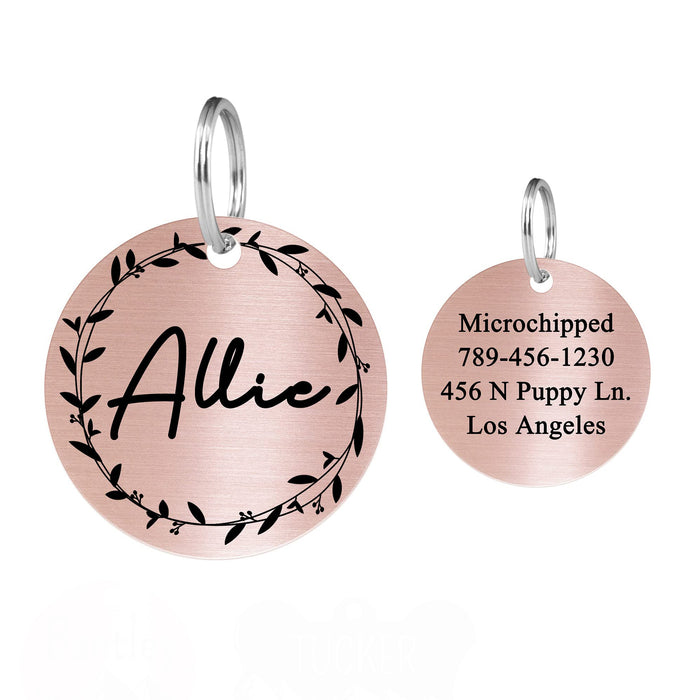 Wholesale Stainless steel pet tag electroplating, laser marking, engraving, cat and dog tag