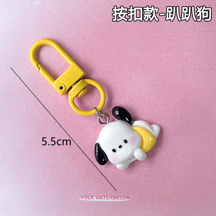 Wholesale  Cartoon Cute Puppy Keychain Pendant Keychain  Bag Pendant Accessories