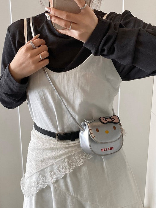 Wholesale Cartoon mini small bag  cute and versatile shoulder bag headphone pocket coin purse